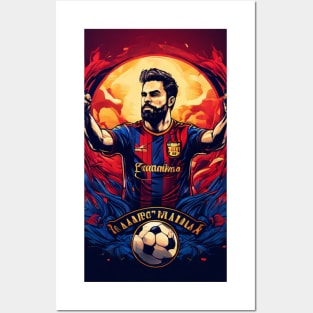 FC Barcelona Lionel Messi Posters and Art